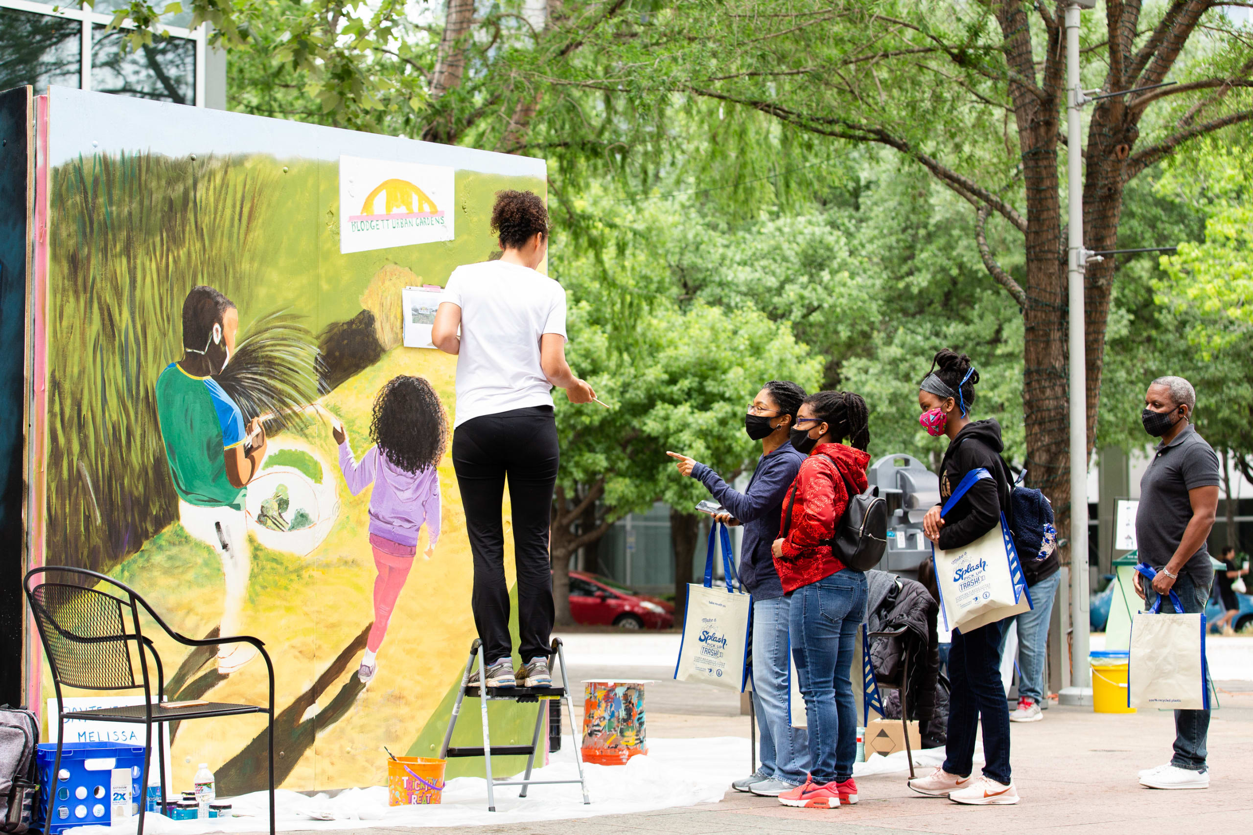 Earth Day Murals at Discovery Green