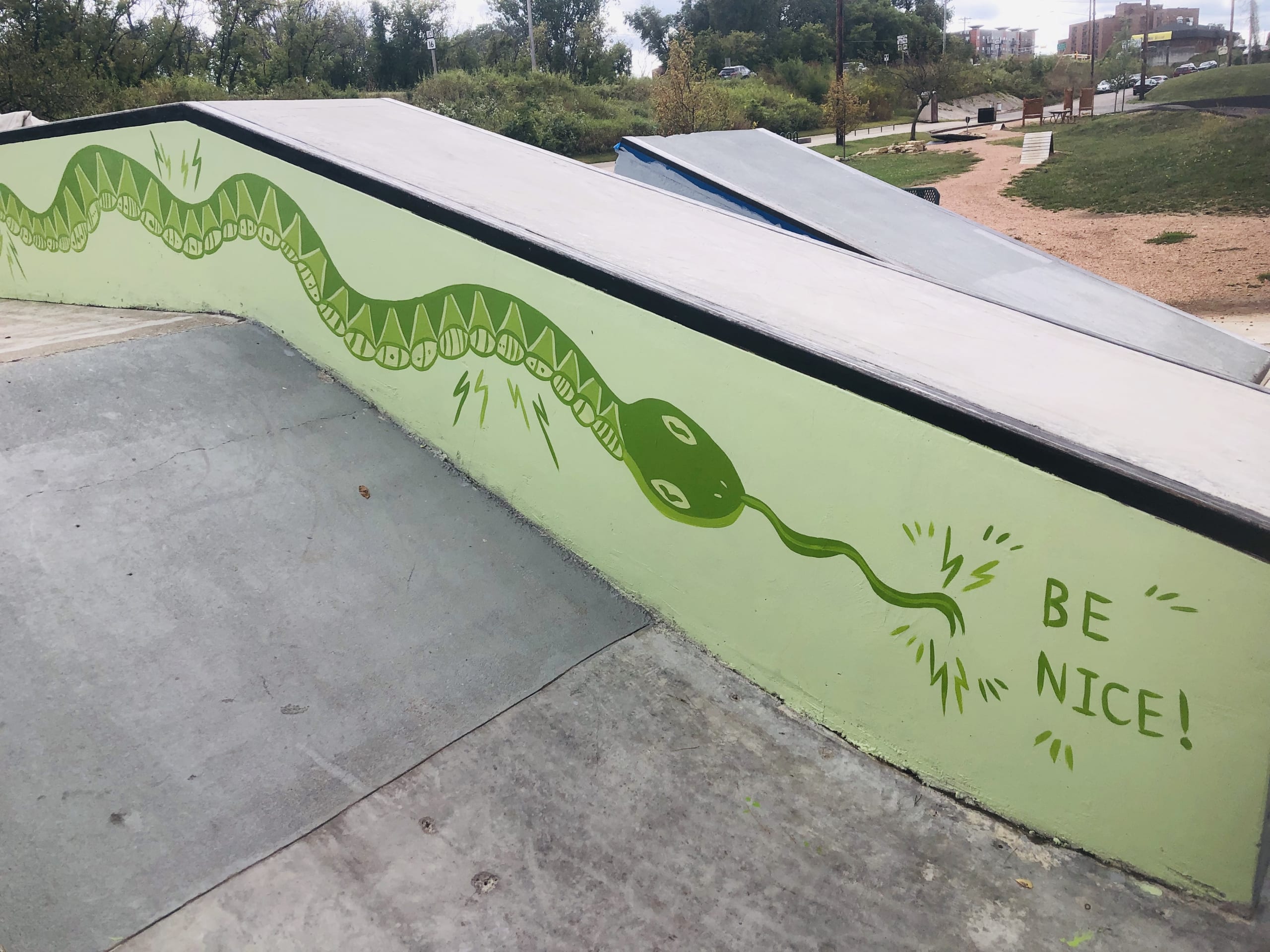 Leuth Skatepark Mural