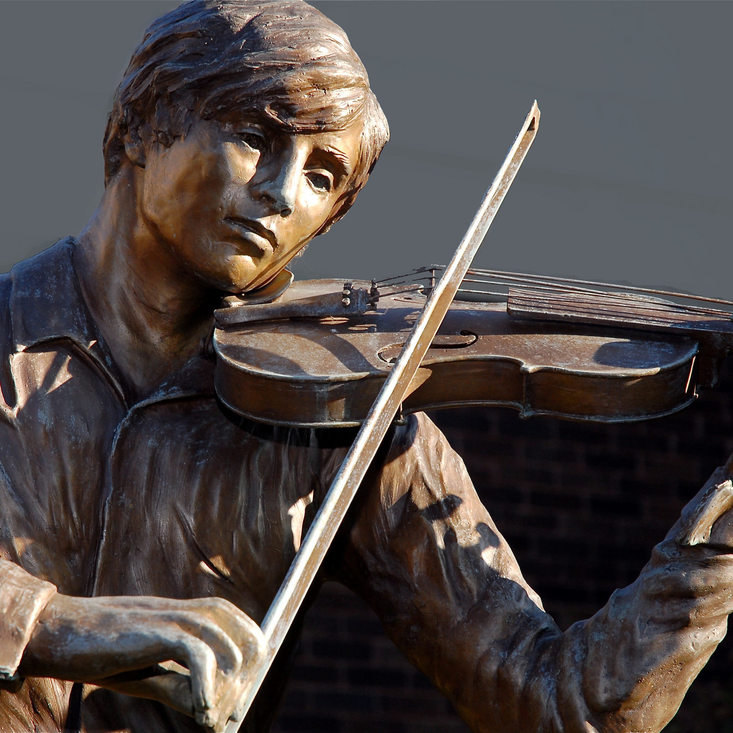 The Violinist-Bert Smith Memorial Garden-Flint Institute of Music