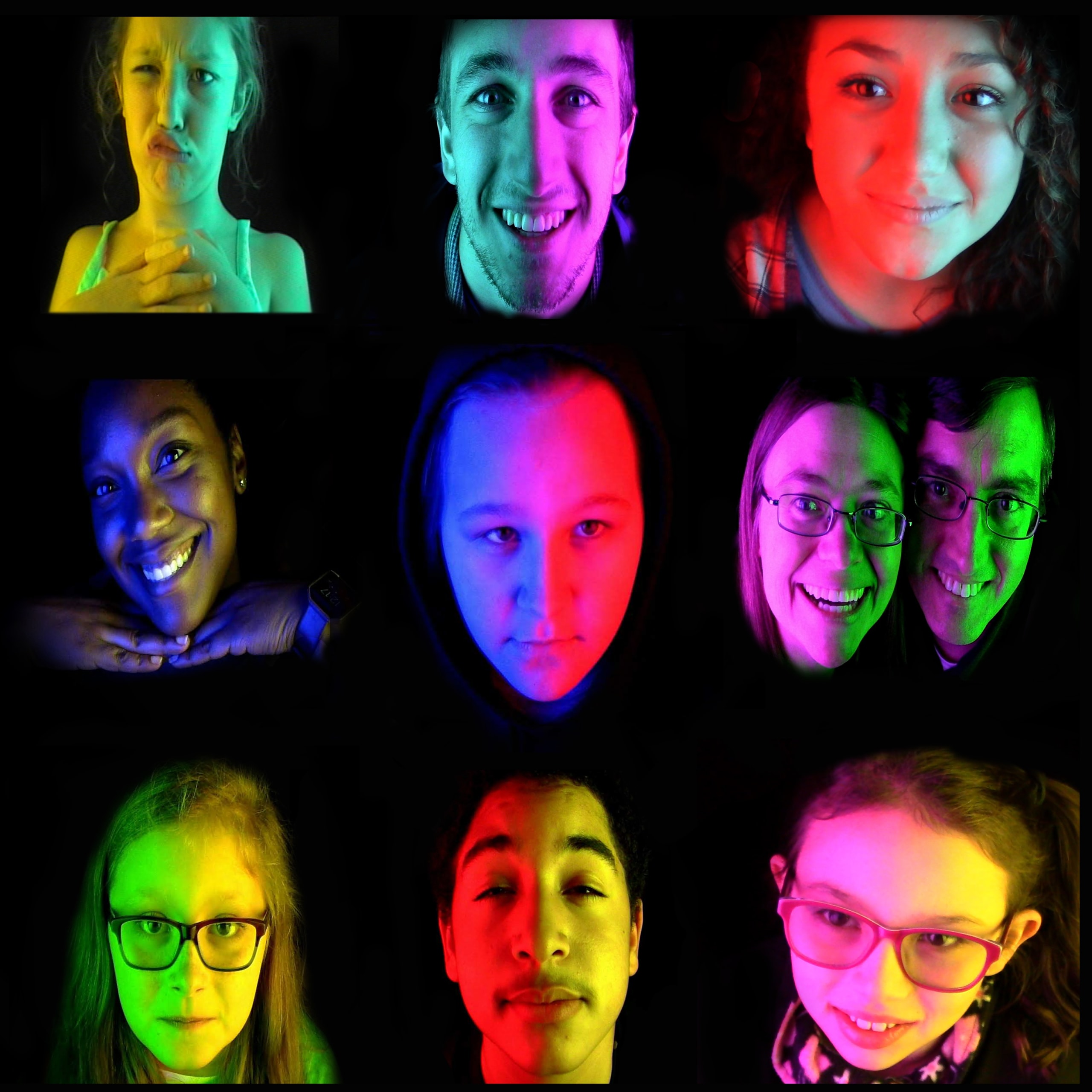 FACES inside The Chromilluminator photobooth FACES inside The Chromilluminator photobooth