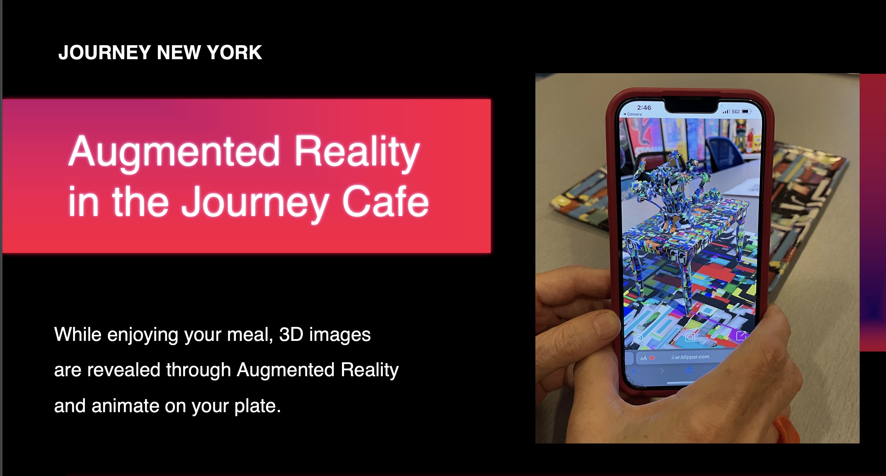 Journey, an immersive dining experience