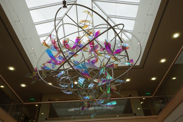 Alltech, Inc., suspended in the central atrium of Alltech's European headquarters. By Kenneth von Roenn.