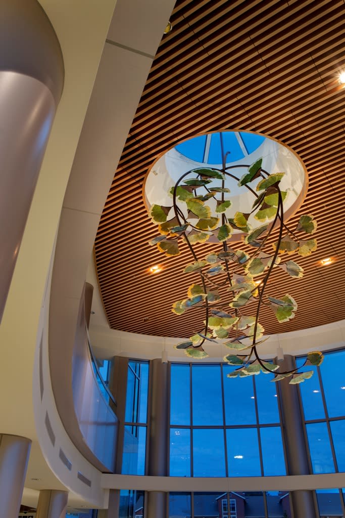 Ginkgo Glass Sculpture