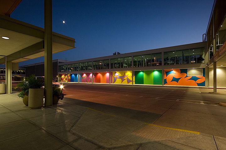 Tulsa International Airport Wall Mural