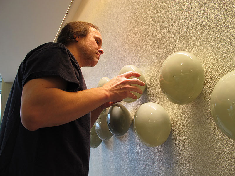 Art Glass Wall Sculpture