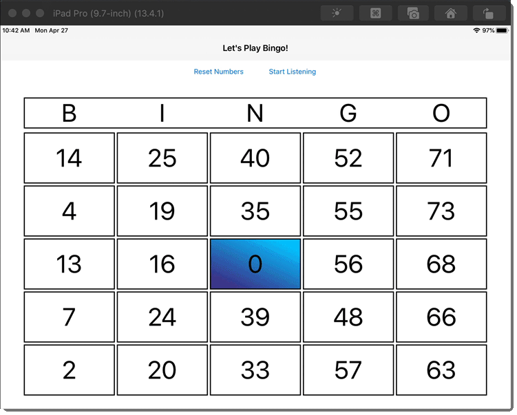 Quarantine Bingo