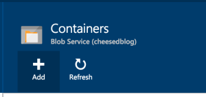 Add Container Button