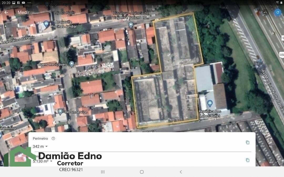 Terreno à venda Jundiaí SP 6.100m2 - Referência 2166