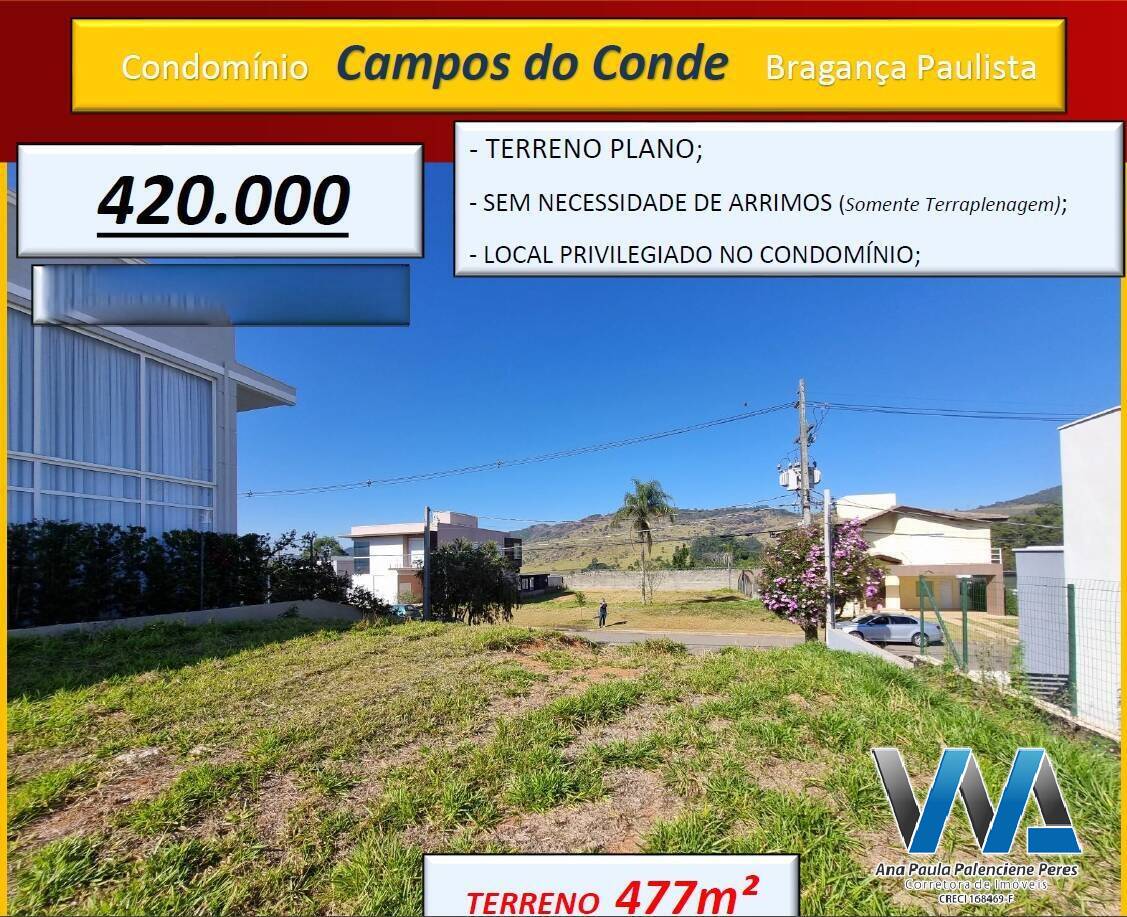 Terreno à venda Bragança Paulista SP 477m2 - Referência 1998