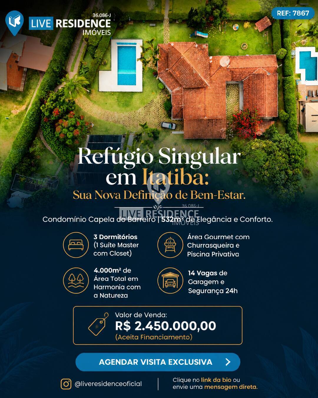Casa à venda 532m2 - Referência 7867