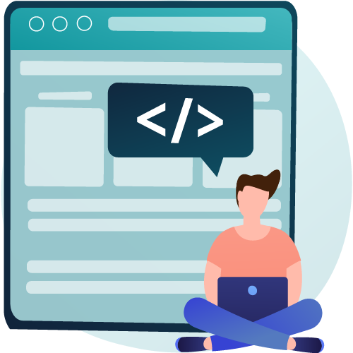 Backend illustration Backend illustration