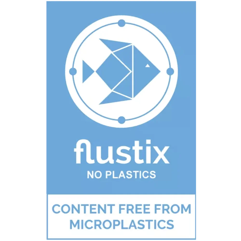 flustix CONTENT FREE OF MICROPLASTICS