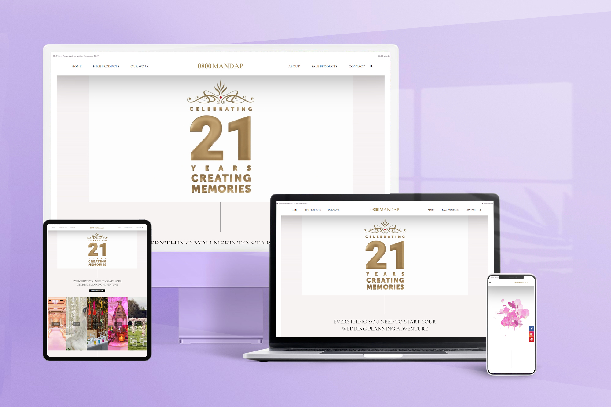 Mandap Portfolio Showcase | Codebeans