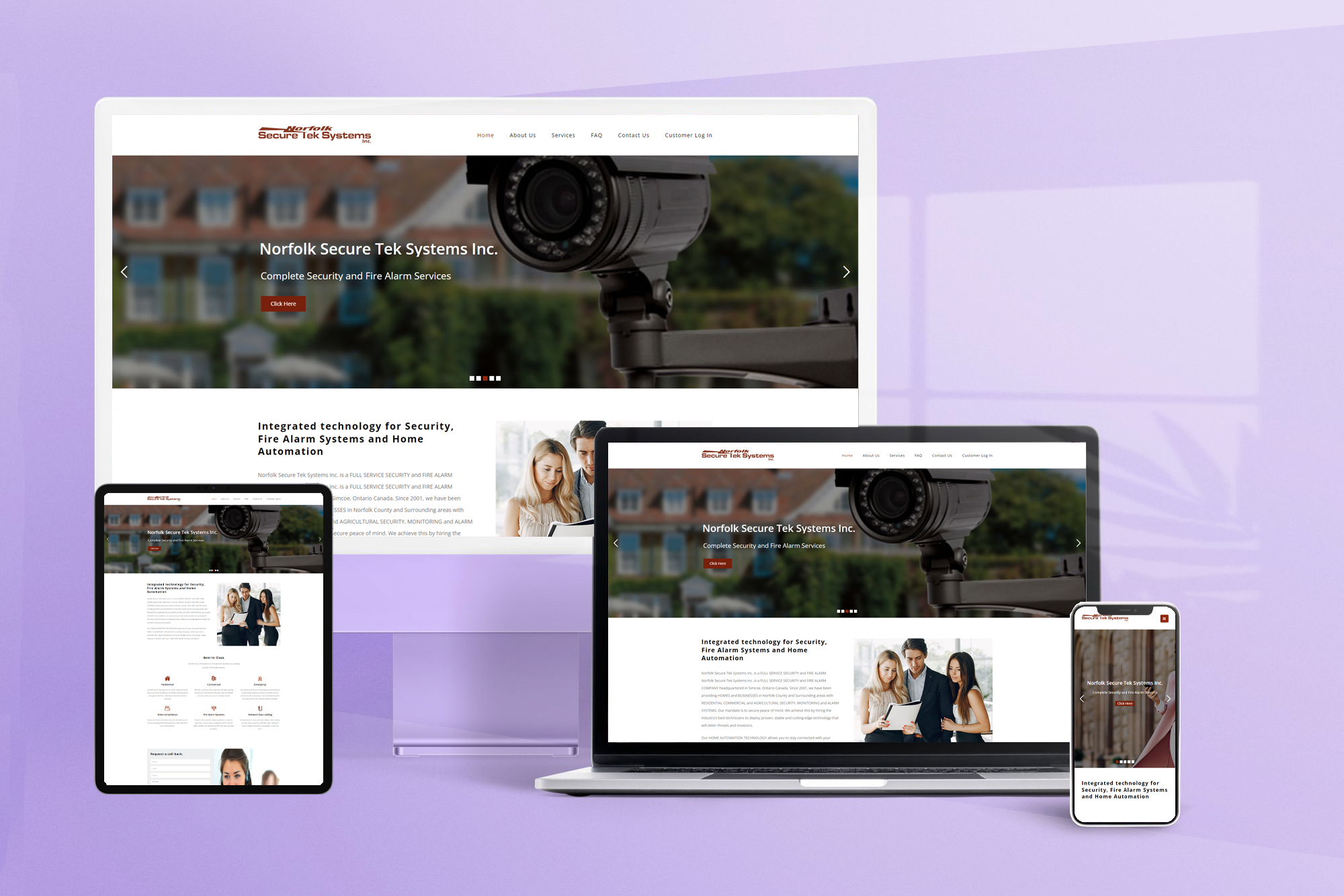 Norfolk Secure Tek Systems | Codebeans Portfolio