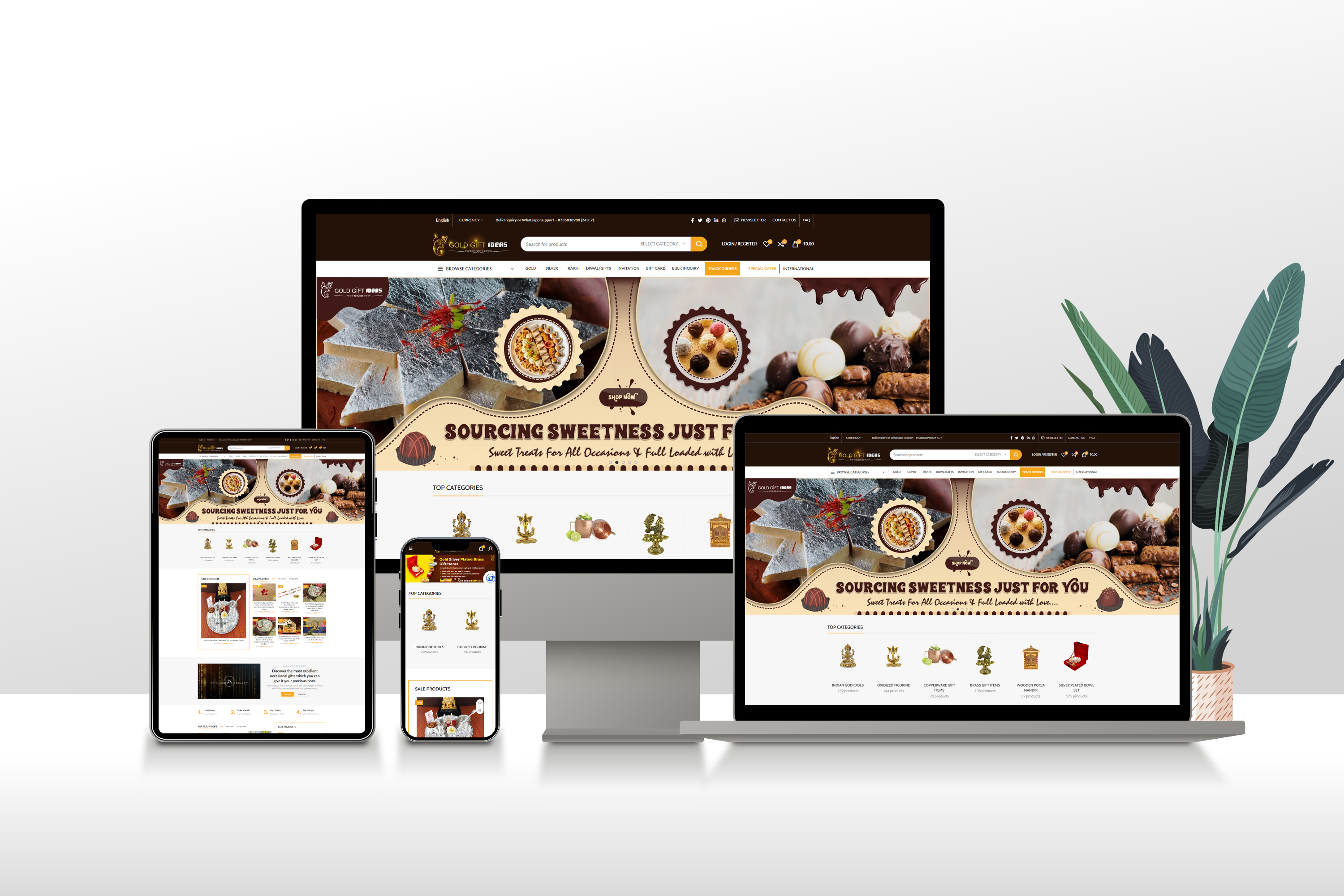 Gold Gift Guide Portfolio Showcase | Codebeans