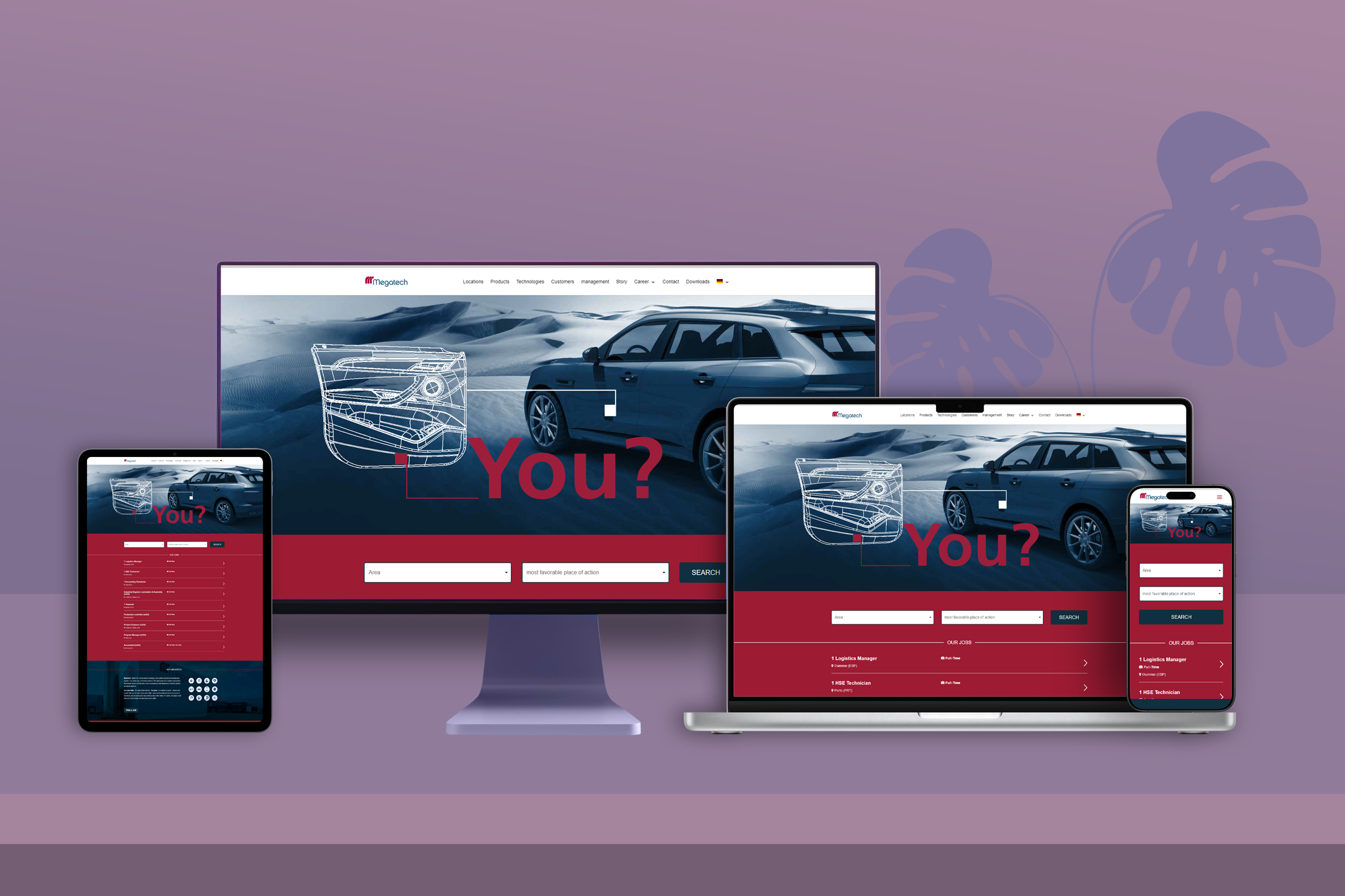 Explore Megatech Portfolio | Codebeans