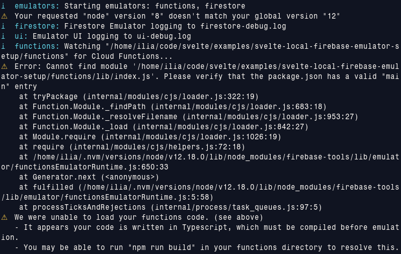 firebase broken functions