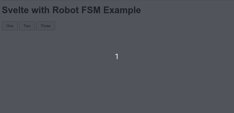Robot FSM based panel with auto-switching
