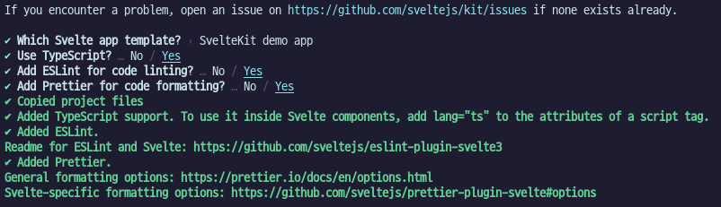 SvelteKit Project Setup