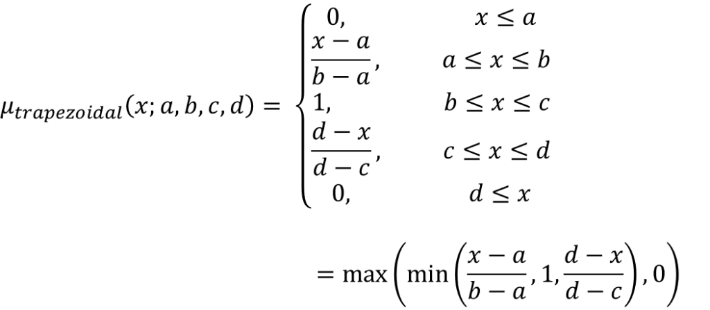 Trapezoidal MF equation