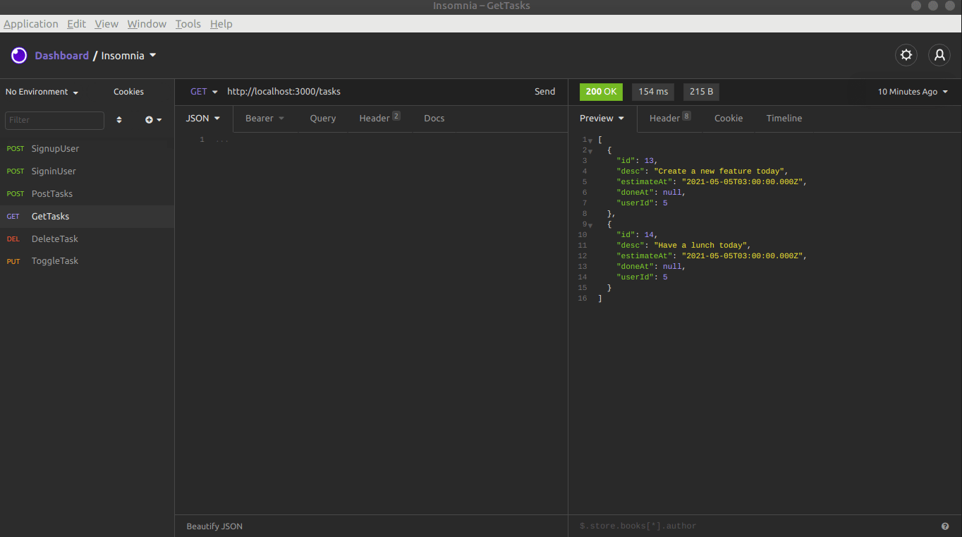 GitHub - codedemonbr/tasks-backend
