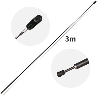 INSTA360 EXTRA LONG 3M (10FT) INVISIBLE SELFIE STICK EXTENSION FOR ONE /  ONE X / ONE R Best Price: : Action/ 360 Camera  Accessories India