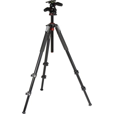 MANFROTTO MK055XPRO3-3W 055 KIT - ALU 3-SECTION HORIZ. COLUMN TRIPOD WITH HEAD