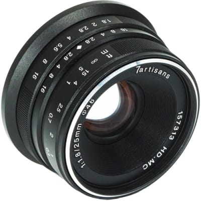 7 ARTISANS 25MM F1.8 FOR FUJI FX-MOUNT / APS-C BLACK