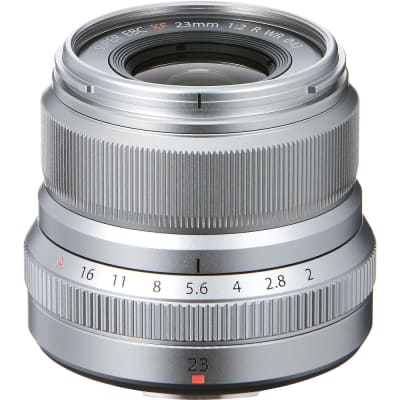 FUJI XF 23MM F/2.0 LENS SILVER