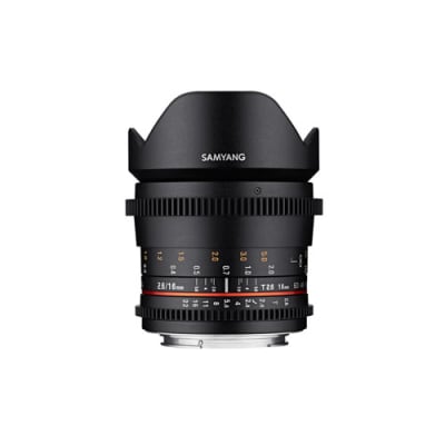 SAMYANG 16MM T/2.6 VDSLR ED AS UMC FOR CANON EF