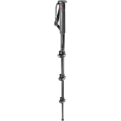 MANFROTTO MPMXPROC4 MANFROTTO XPRO 4-SECTION PHOTO MONOPOD, CARBON FIBRE WI