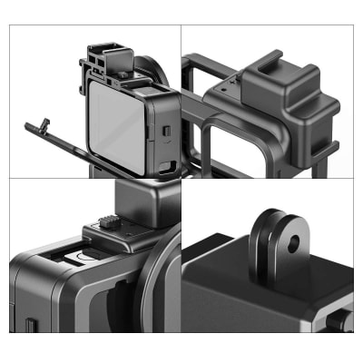 RELIABLE YANTRALAY YT-G9 VLOGGING CASE WITH DUAL COLD SHOE MOUNT COMPATIBLE WITH GOPRO HERO 9 BLACK ACTION CAMERA ACCESSORIES