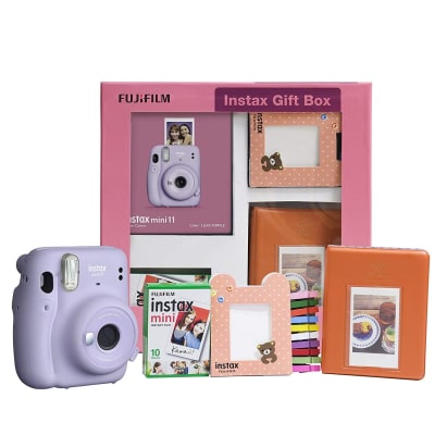 FUJIFILM INSTAX MINI 11 INSTANT CAMERA (LILAC PURPLE) GIFT BOX