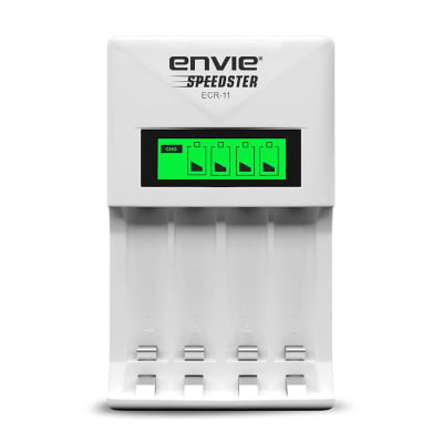 ENVIE ECR 11 SPEEDSTER FAST CHARGER FOR AA & AAA RECHARGEABLE BATTERIES