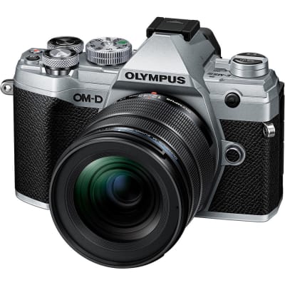 OLYMPUS OM-D E-M5 MARK III MIRRORLESS CAMERA WITH 12-45MM LENS (SILVER)