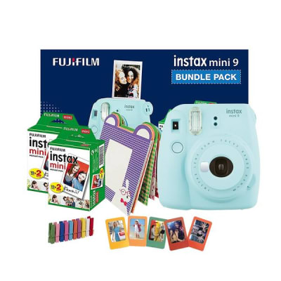 FUJIFILM INSTAX MINI 9 BUNDLE PACK ICE BLUE