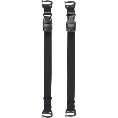 F-STOP M815 GATEKEEPER STRAPS (2-PIECE, ANTHRACITE/MATTE BLACK)