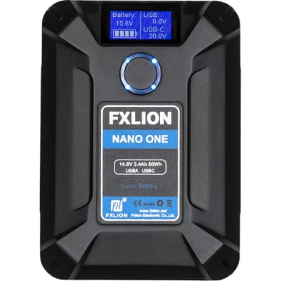 FXLION NANO ONE 50WH 14.8V ULTRA-COMPACT V-MOUNT BATTERY