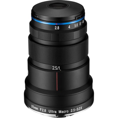 LAOWA 25MM F/2.8 2.5-5X ULTRA MACRO LENS FOR CANON EF