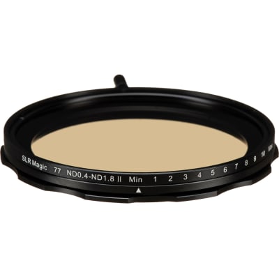 SLR MAGIC 77MM SELF-LOCKING VARIABLE NEUTRAL DENSITY 0.4 TO 1.8 FILTER (1.3 TO 6 STOPS)