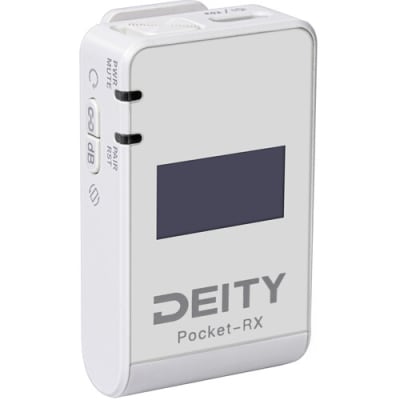 DEITY MICROPHONES POCKET WIRELESS DIGITAL MICROPHONE SYSTEM FOR CAMERAS AND SMARTPHONES (2.4 GHZ, WHITE)