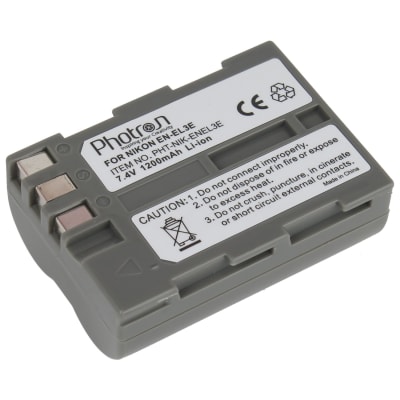 PHOTRON RECHARGEABLE 1200MAH LI-ION BATTERY EN-EL3E