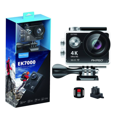 AKASO EK7000 WI-FI ULTRA HD WATERPROOF SPORTS ACTION CAMERA (BLACK)