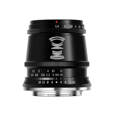 TTARTISAN 17MM F1.4 LENS FOR CANON M / APS-C / BLACK