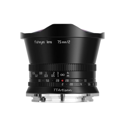 TTARTISAN 7.5MM F2.0 LENS FOR MICRO FOUR THIRD / MFT / BLACK