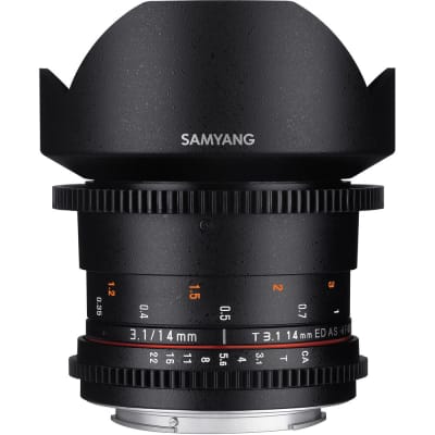 Samyang 14mm T3.1 VDSLRII Cine Lens for Sony E-Mount