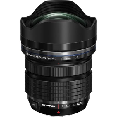 OLYMPUS M.ZUIKO DIGITAL ED 7-14MM F/2.8 PRO LENS BLACK