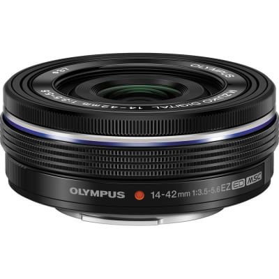 OLYMPUS M.ZUIKO DIGITAL ED 14-42MM F/3.5-5.6 EZ LENS  BLACK