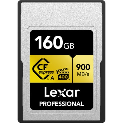 LEXAR 160GB PROFESSIONAL CFEXPRESS TYPE A CARD GOLD SERIES