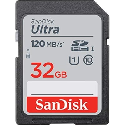 SANDISK 32GB ULTRA MICRO SDHC 120MB CARD